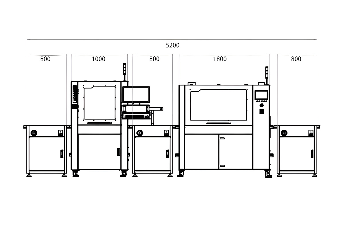 Solution-One Man Operation Coating Line 4 UV coating line