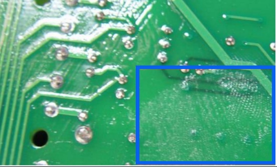 UV Adhesive Conformal Coating Process Specification 3 fingerprints on PCB coating uv adhesvie