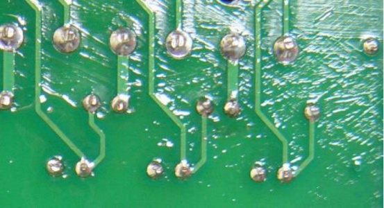 UV Adhesive Conformal Coating Process Specification 10 Conformal coating on PCB has ripples